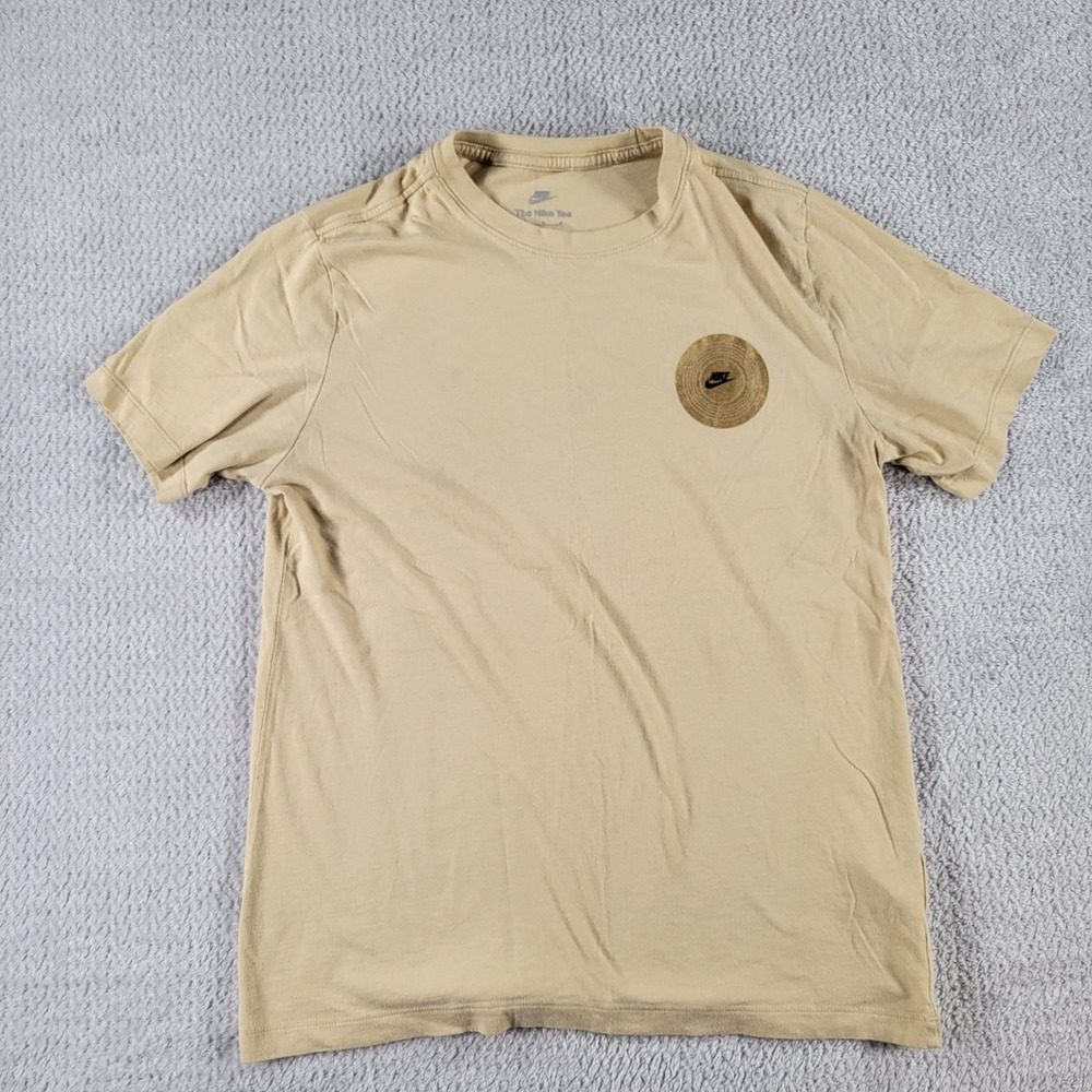 NIKE Honors Hip Hops 50th Anniversary tan T shirt size M